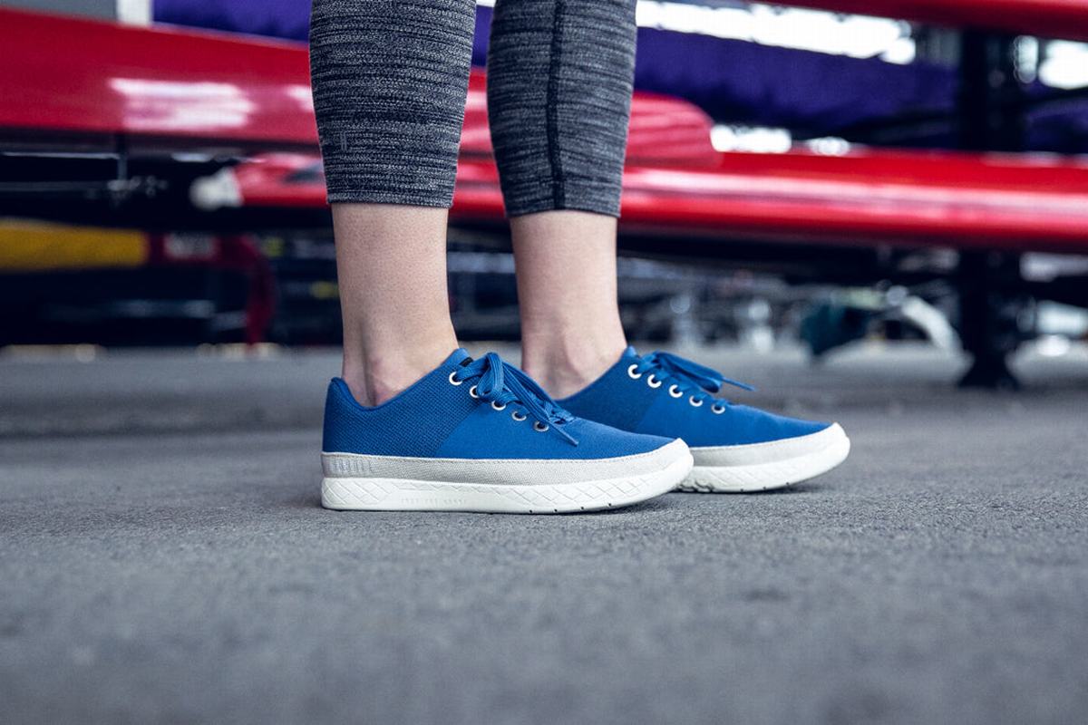 Nobull Canvas Women's Trainers Blue | Australia (YE6850)